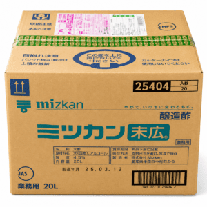 MIZKAN SHIRAGIKU SU RICE VINEGAR 20 L